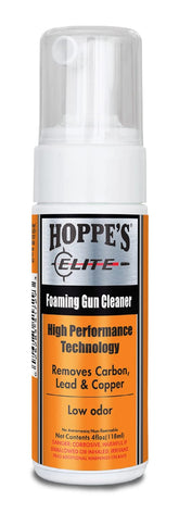 Hoppe's Elite Foaming Gun Cleaner bottle 4 oz with spray foam bore cleaner